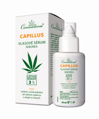 Cannaderm Capillus vlasové sérum seborea, 40ml