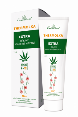 Cannaderm Thermolka EXTRA hřejivé mazání, 150ml