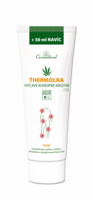 Cannaderm Thermolka hřejivé konopné mazání, 250 ml