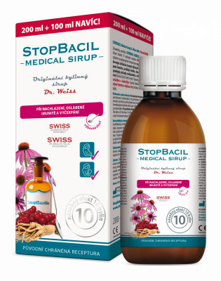 STOPBACIL Medical sirup Dr. Weiss 200+100ml NAVÍC