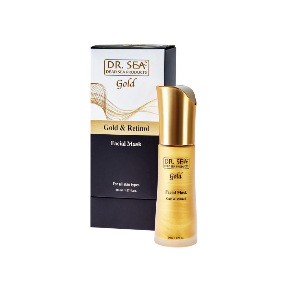 Dr. Sea Pleťová obličejová maska Gold & Retinol, 50ml