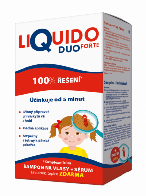 LiQuido DUO Forte šampon na vši, 200ml + sérum