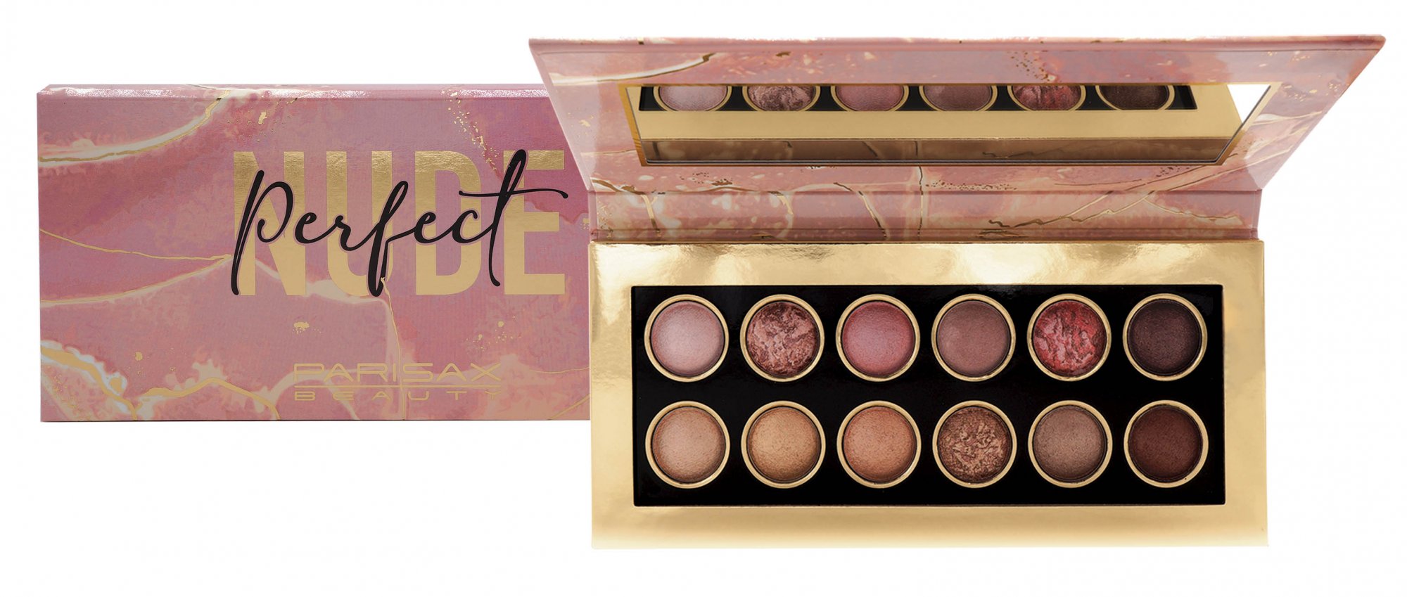 ParisAx Paletka 12 očních stínů Nude