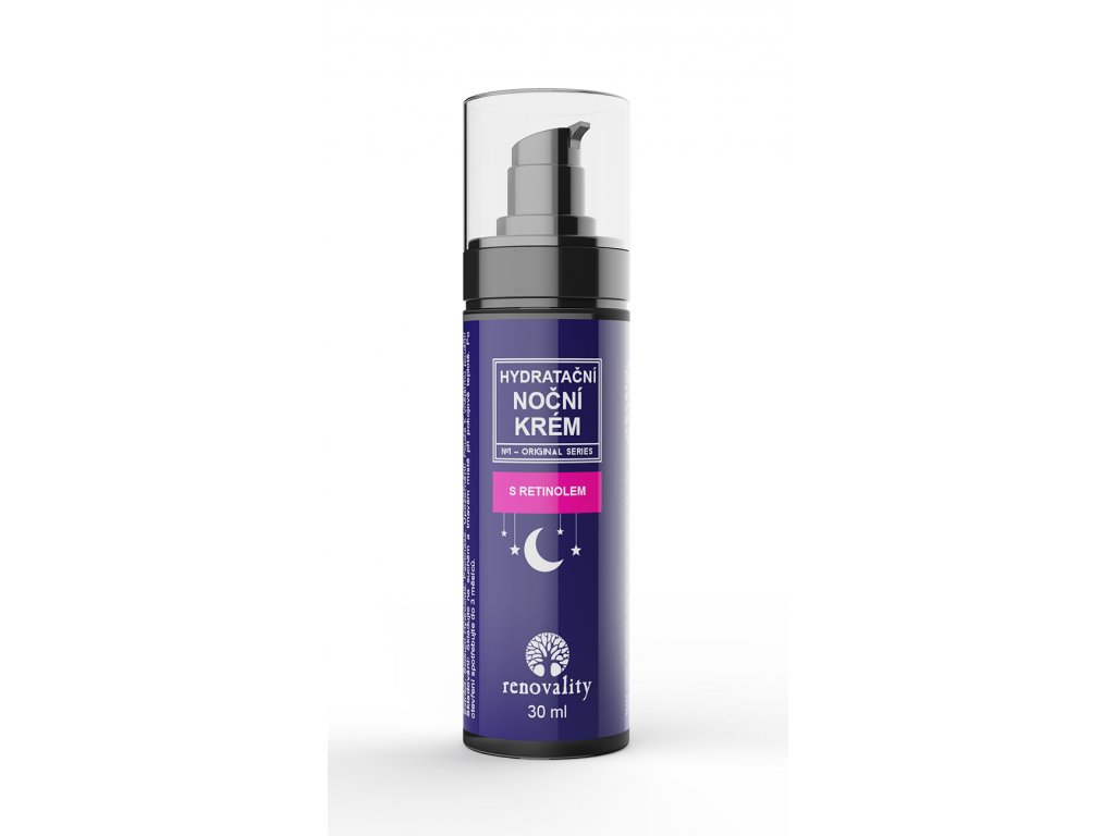 RENOVALITY Hydratační noční krém s retinolem, 30 ml
