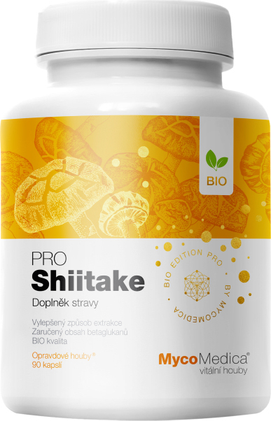 MycoMedica Shiitake PRO, 90 kapslí