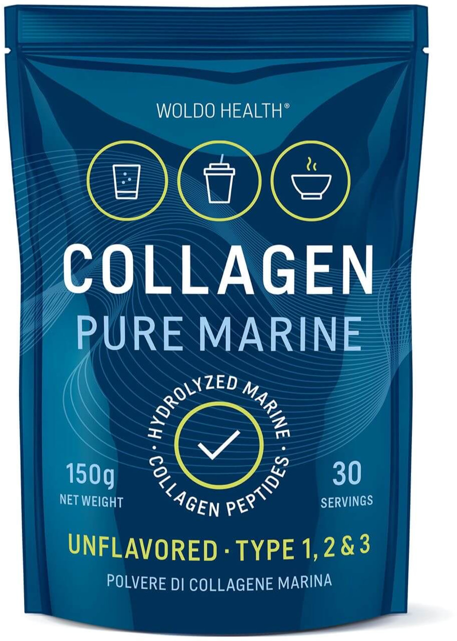 WoldoHealth® WoldoHealth 100 % hydrolyzovaný mořský kolagen, 150 g