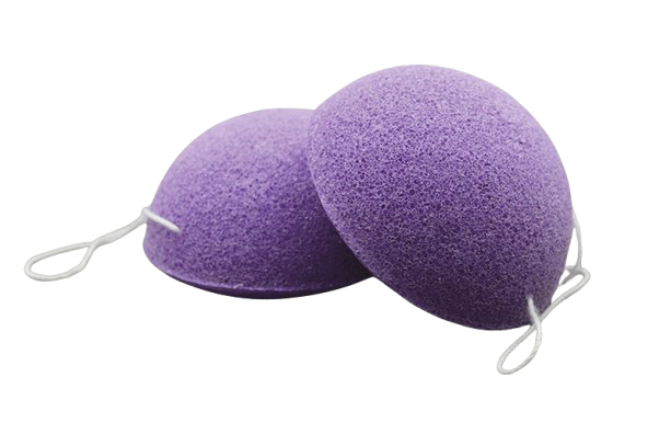 Konjac Konjaková houbička s extraktem z borůvek, 1 ks Tvar: Klasik