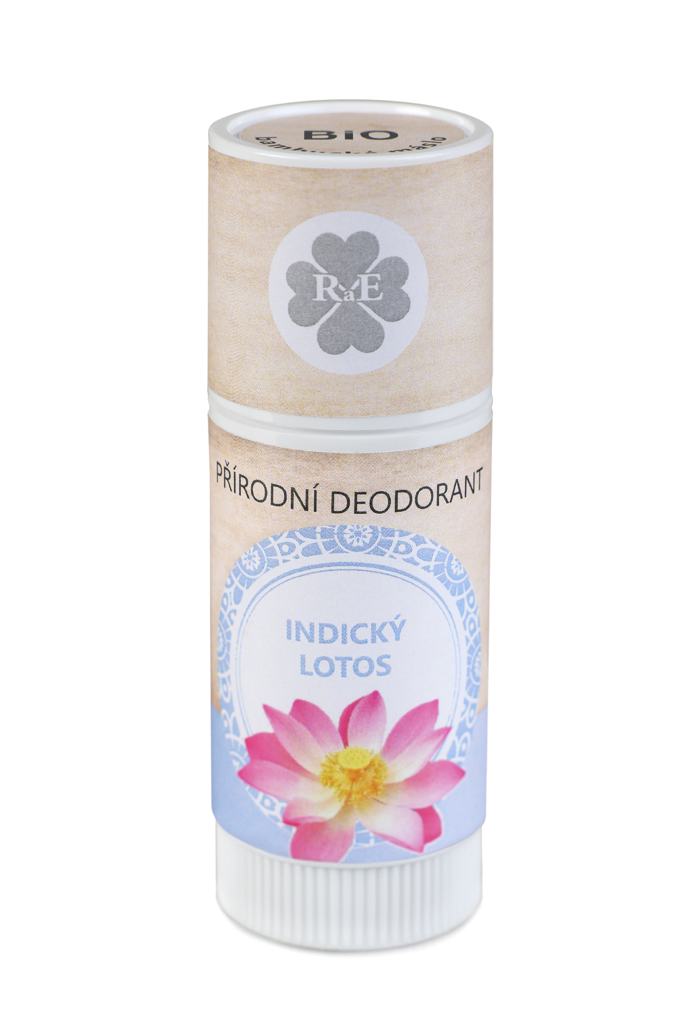 RaE Přírodní deodorant BIO bambucké máslo s vůní indického lotosu, 25ml