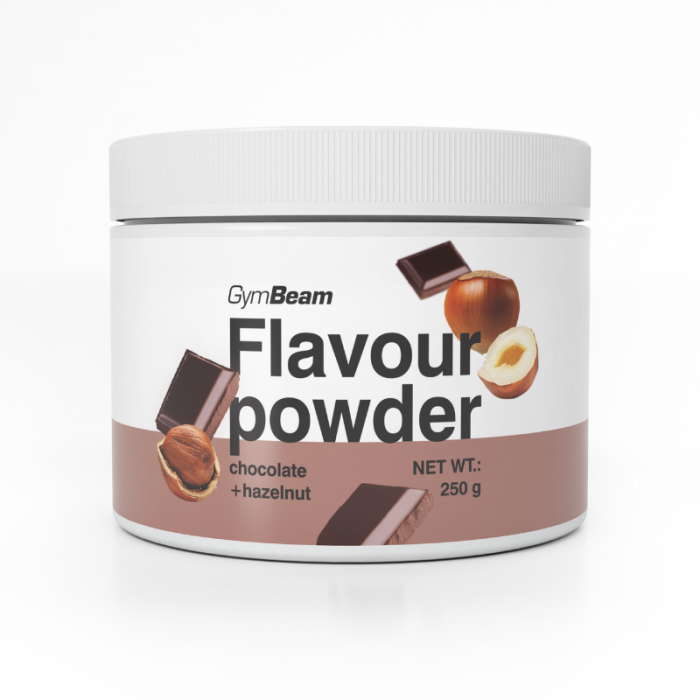 GymBeam Flavour powder, 250 g Příchuť: cookies & cream a čokoládové kousky