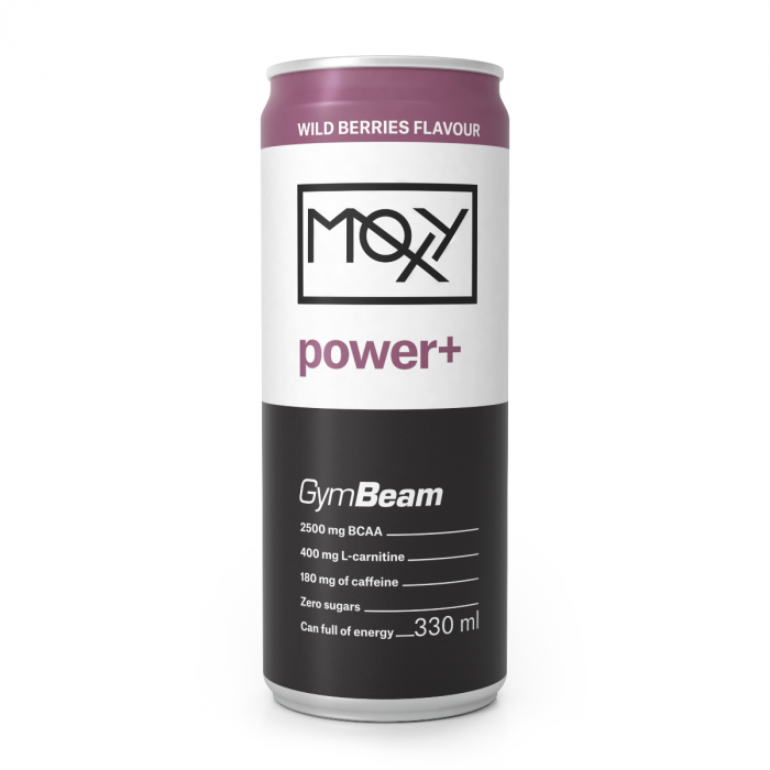 GymBeam MOXY power+ Energy Drink 330 ml - mango/marakuja