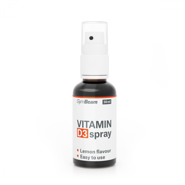 GymBeam Vitamín D3 Sprej, 30 ml