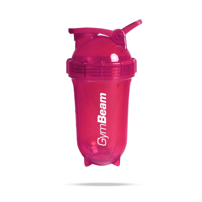 GymBeam Šejkr Tritan Clear Pink 500 ml