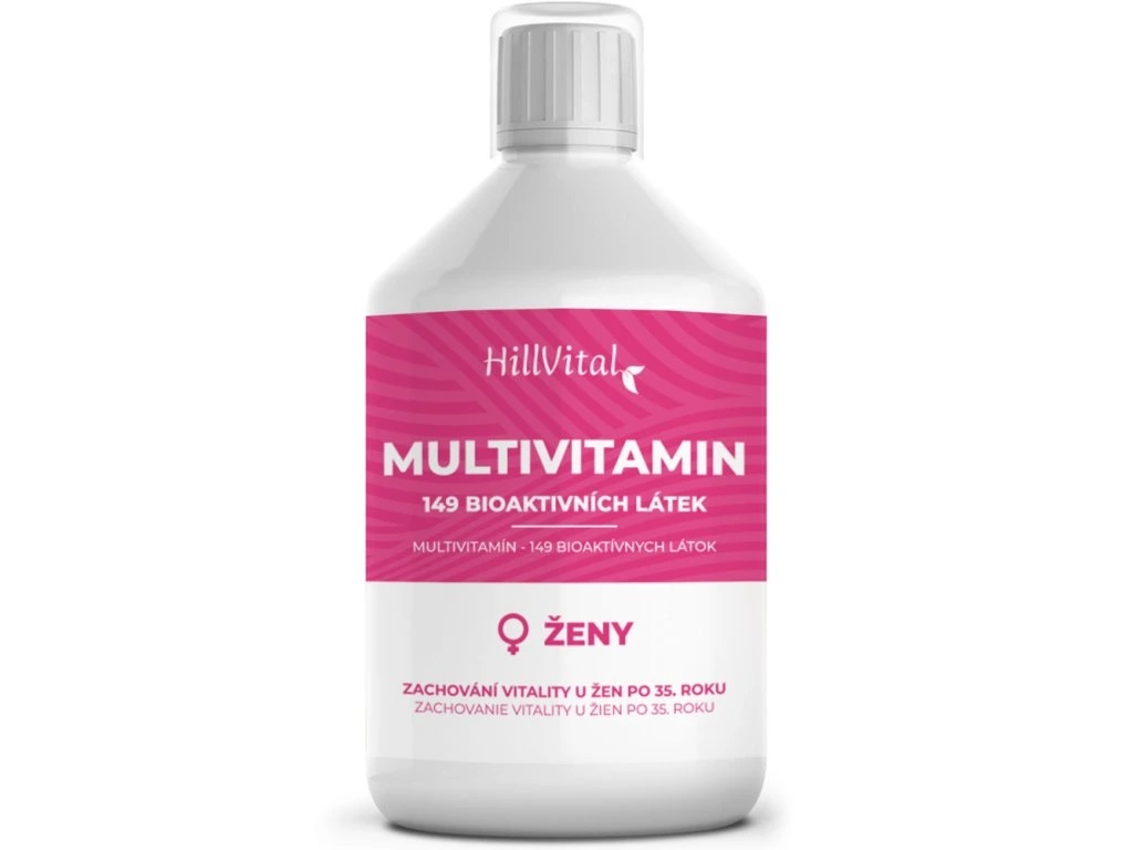 Hillvital Multivitamín pro ženy 35+, 500ml