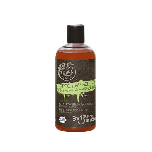 Tierra Verde – Sprchový gel pro muže Energie limetky, 500 ml