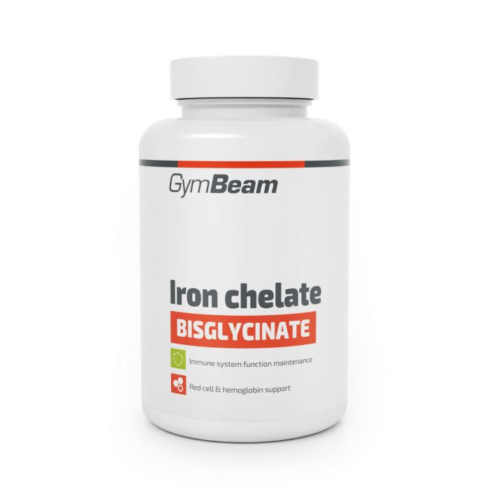 GymBeam Železo chelát, 90 kaps.