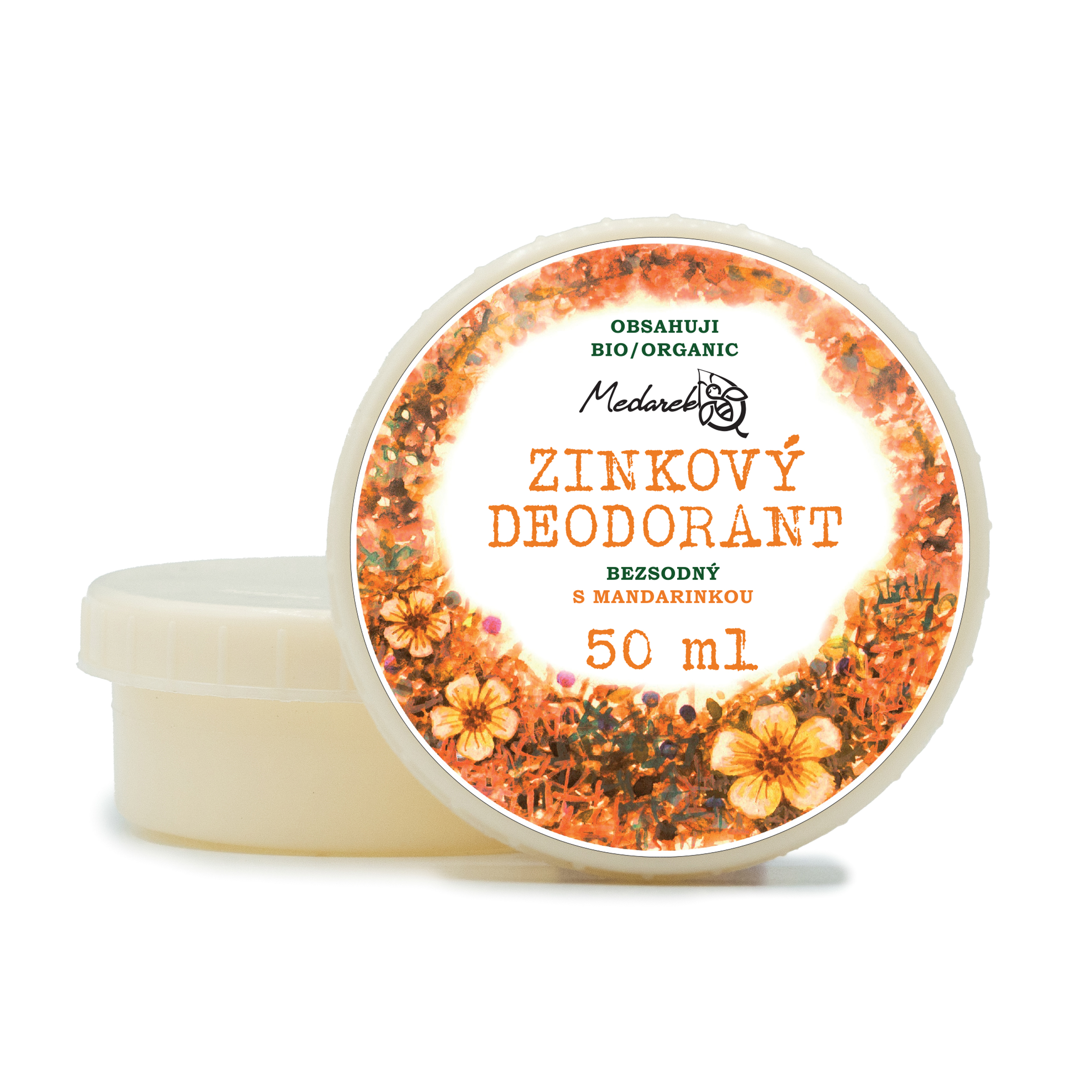 Medárek Zinkový deodorant mandarinka Objem:: 50 ml