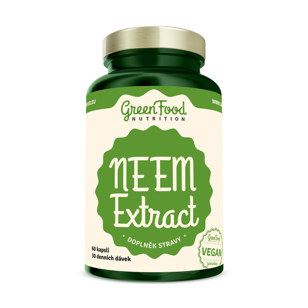 GreenFood Nutrition NEEM extract 60 kapslí