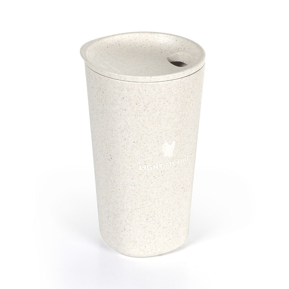Light my fire Ekologický kelímek s víčkem - MyCup´n Lid Large cream, 500 ml