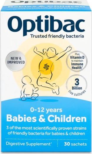 Optibac Babies & Children (Probiotika pro miminka a děti) 30 x 1,5g sáček