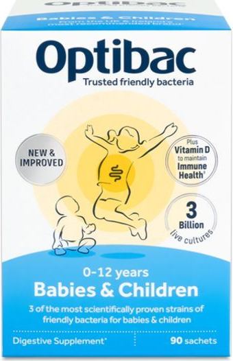 Optibac Babies & Children (Probiotika pro miminka a děti) 90 x 1,5g sáček
