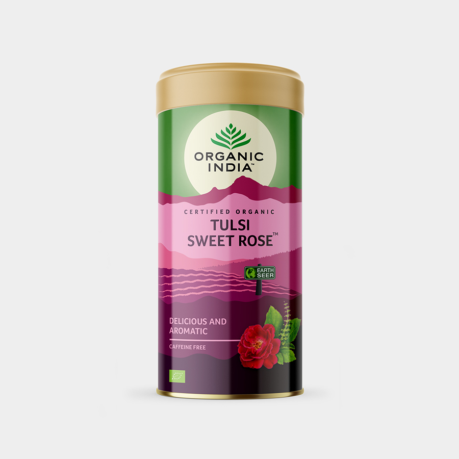 Tulsi sladká růže BIO, plech 100 g