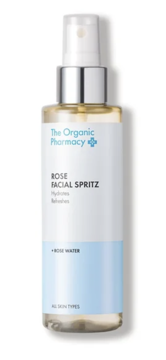The Organic Pharmacy Rose Facial Spritz hydratační růžová voda, 150 ml