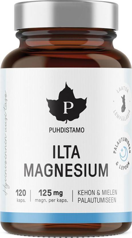 Puhdistamo Night Magnesium 120 kapslí
