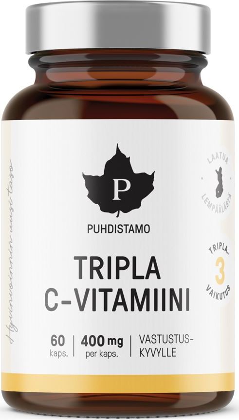 Puhdistamo Triple Vitamin C, 60 ks
