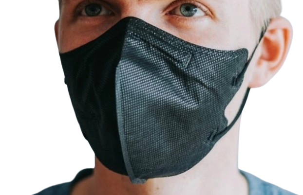 BreaSAFE® Respirátor PRO-MASK FFP3 černý M, 3 ks