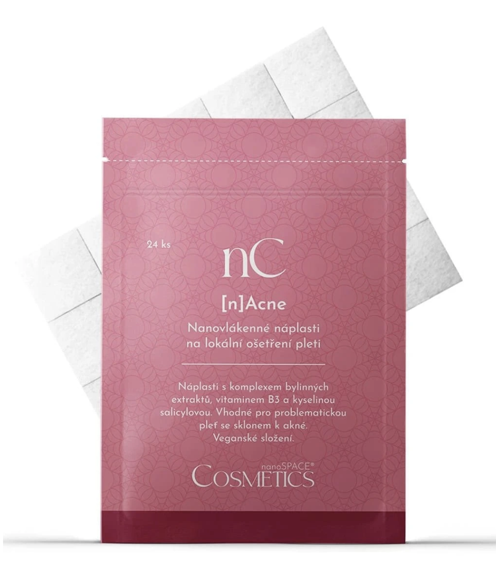 nanoSPACE Cosmetics Acne Nanovlákenné náplasti na pleť 24 ks