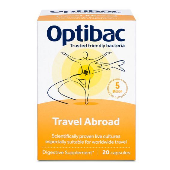 Optibac Probiotika Travel Abroad, 20 ks