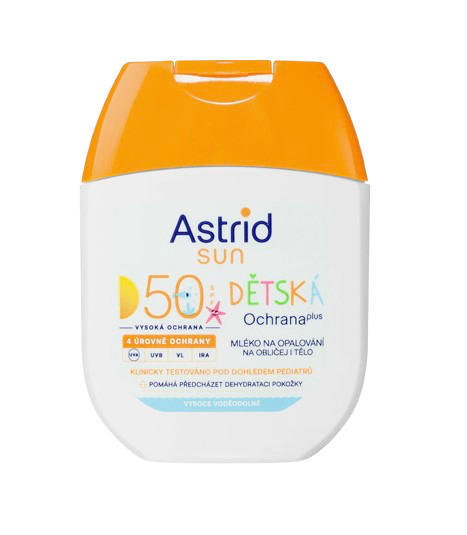 ASTRID SUN Dětské mléko na opalování SPF 50, 60 ml