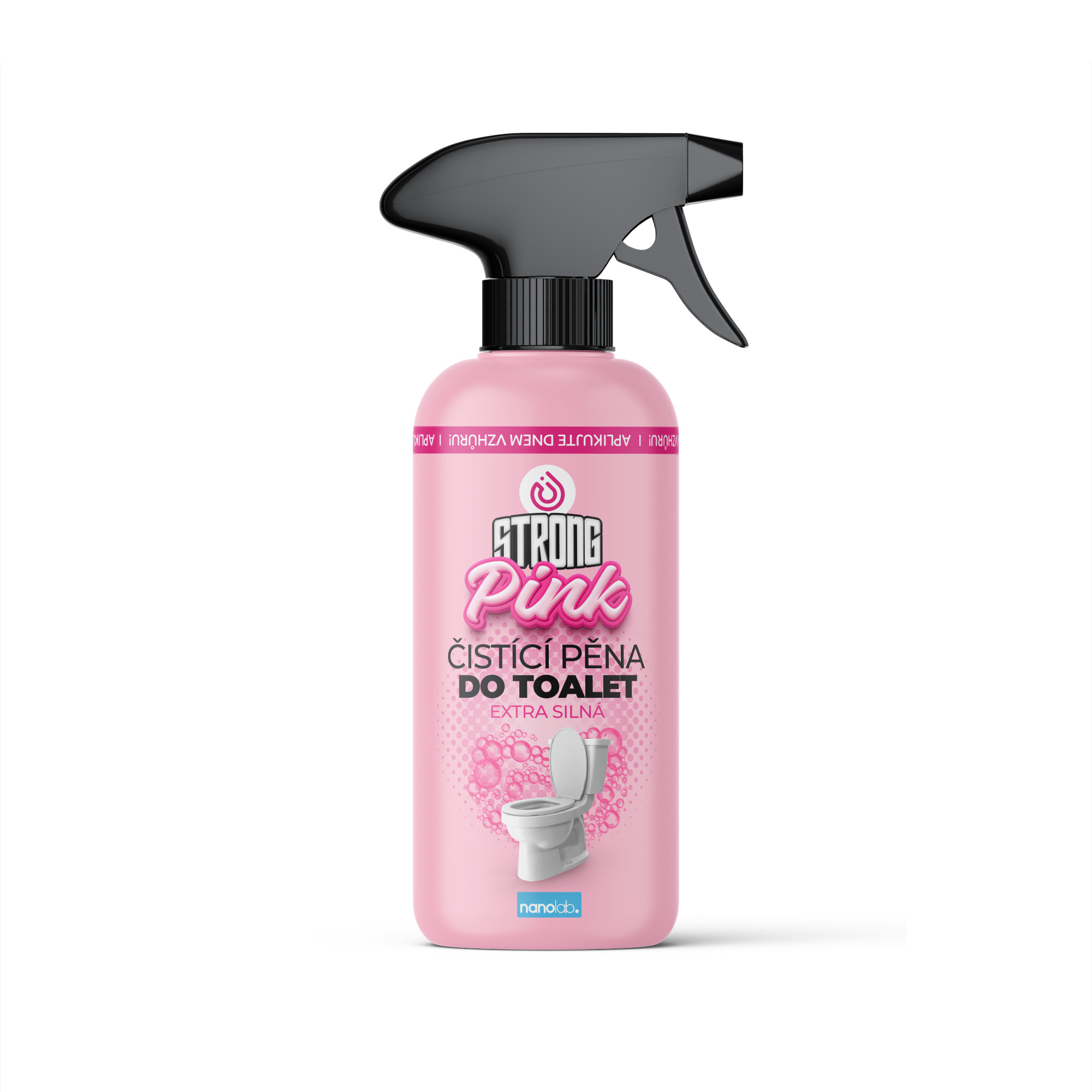 Nanolab Extra účinná Čistící pěna do toalet, 500 ml