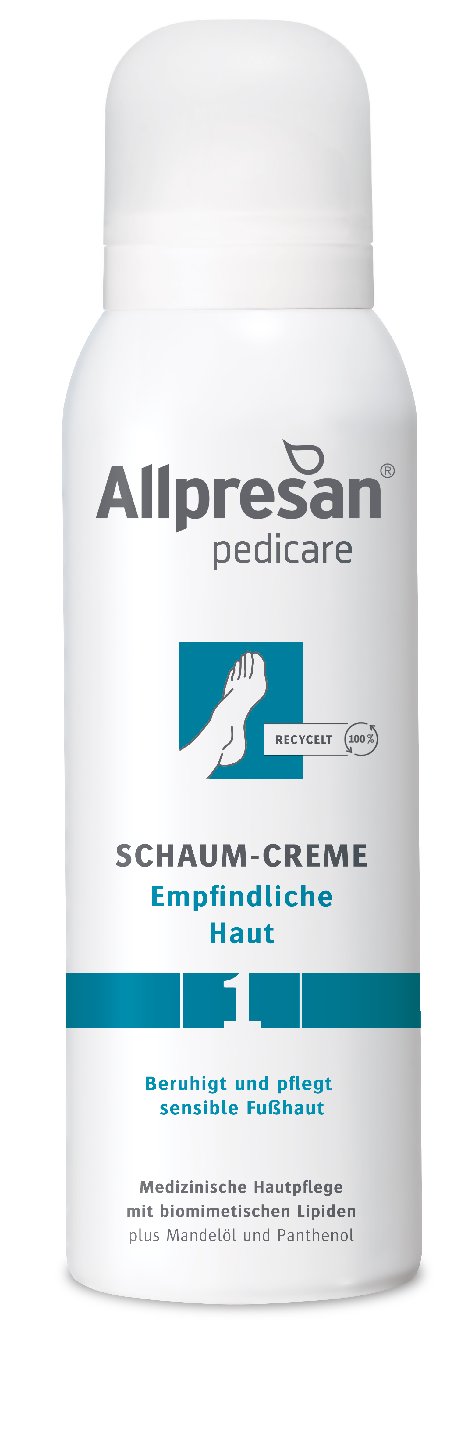 Allpresan PediCARE 1 Krémová pěna na citlivou pokožku, 125 ml