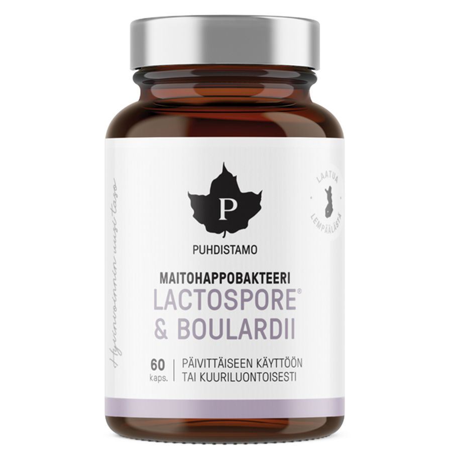 Puhdistamo Probiotika Lactic Acid Bacteria Boulardii 60 kapslí