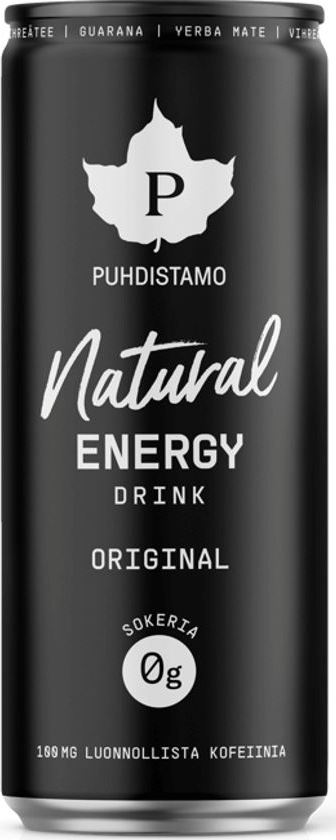 Puhdistamo Natural Energy Drink 330 ml - original