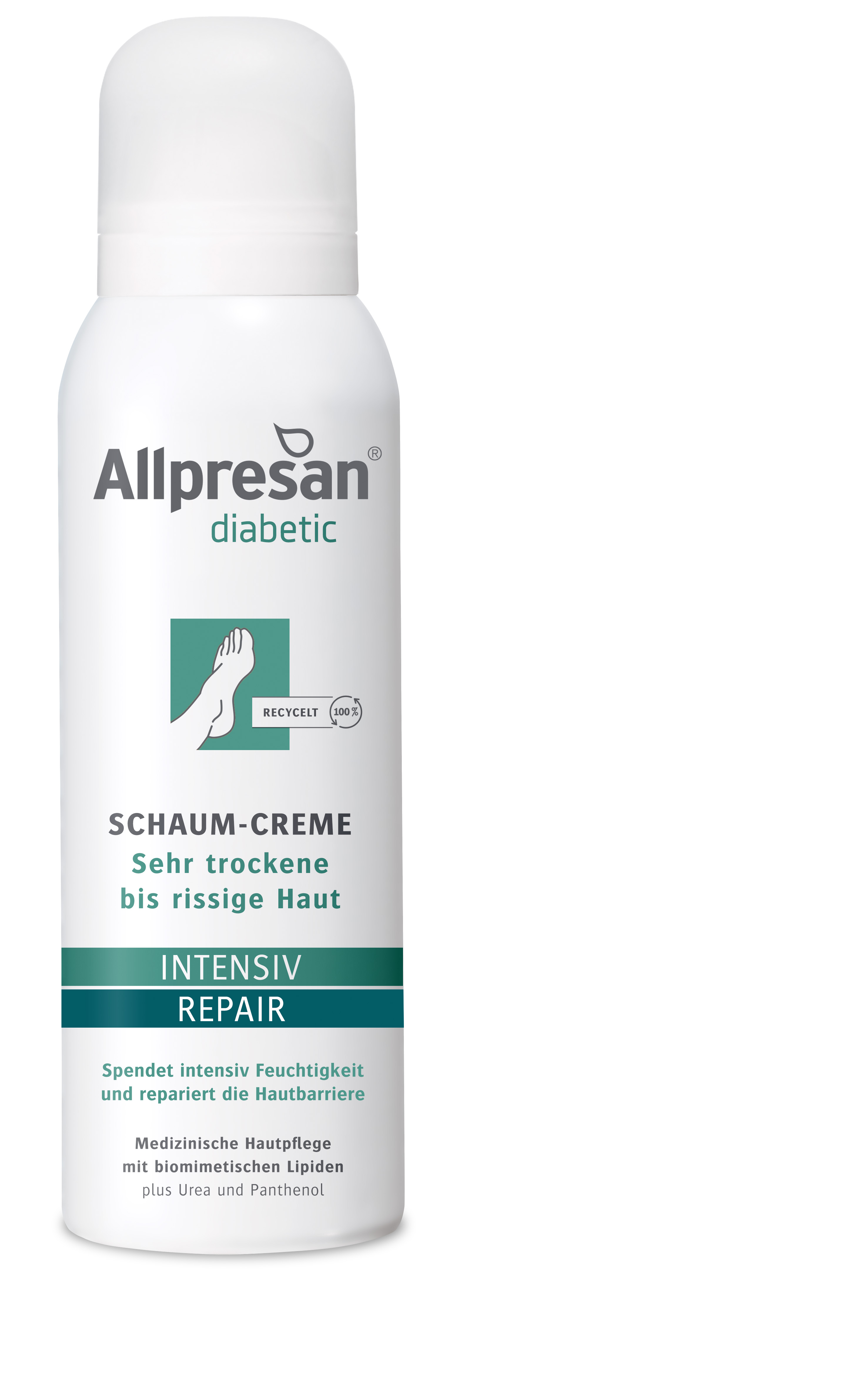 Allpresan Diabetic Intensive Repair krémová pěna s ureou, 125 ml
