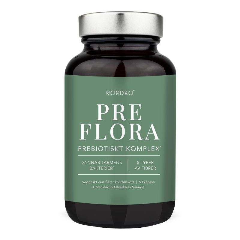 Nordbo Pre Flora 60 kapslí (Prebiotika)