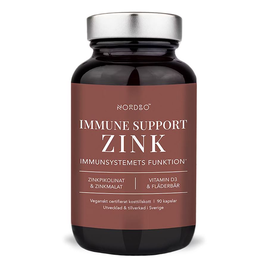 Nordbo Zink Immune Support 90 kapslí