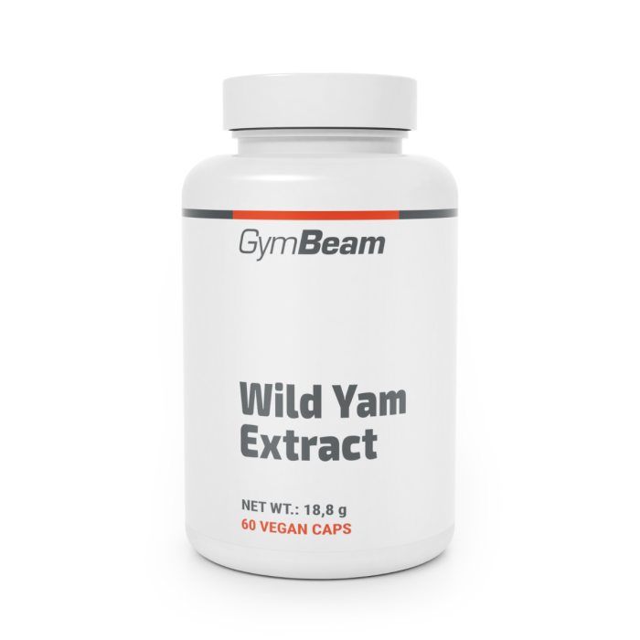 GymBeam Smldinec chlupatý (Wild yam) extrakt, 60 kaps.