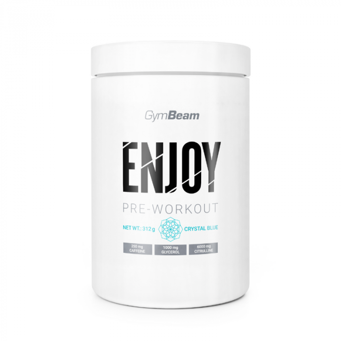 GymBeam ENJOY Pre-Workout, 312 g Příchuť: crystal blue