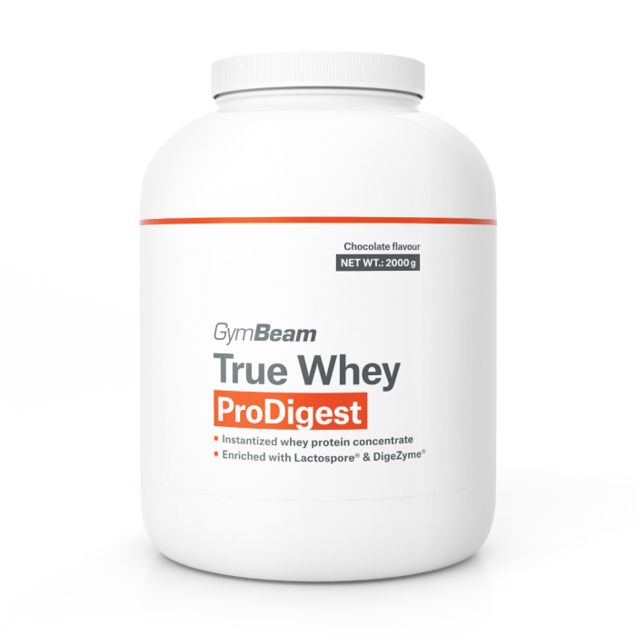 GymBeam True Whey ProDigestm, 900 g Příchuť: Čokoláda