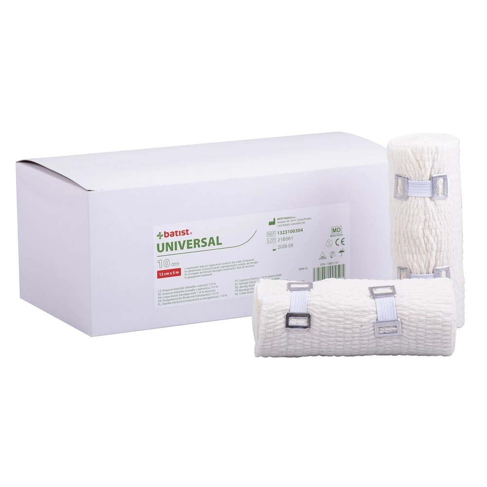 Batist Medical Batist Universal 12/5 elestické obinadlo, 10ks