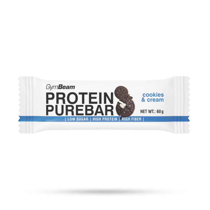 GymBeam Proteinová tyčinka PureBar, 60 g Příchuť: dvojnásobné kousky čokolády