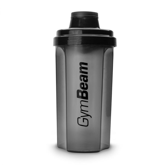GymBeam Šejkr 700 sportovní šejkr barva Transparent Black 700 ml