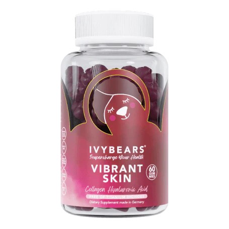 IvyBears Vibrant Skin vitamíny pro zářivou pleť, 60 ks