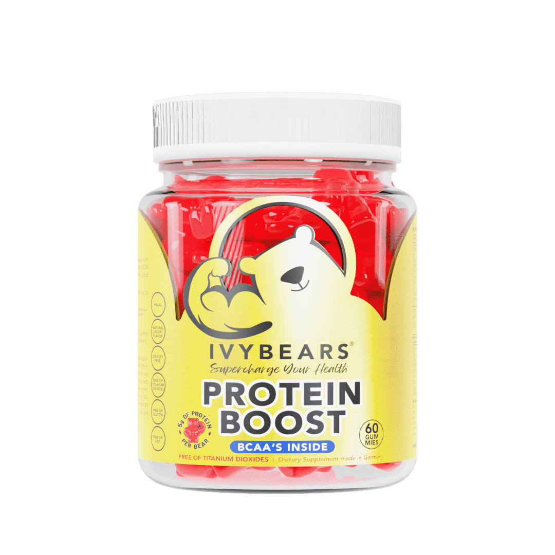 IvyBears Protein Boost vitamíny pro zlepšení výkonu, 60 ks