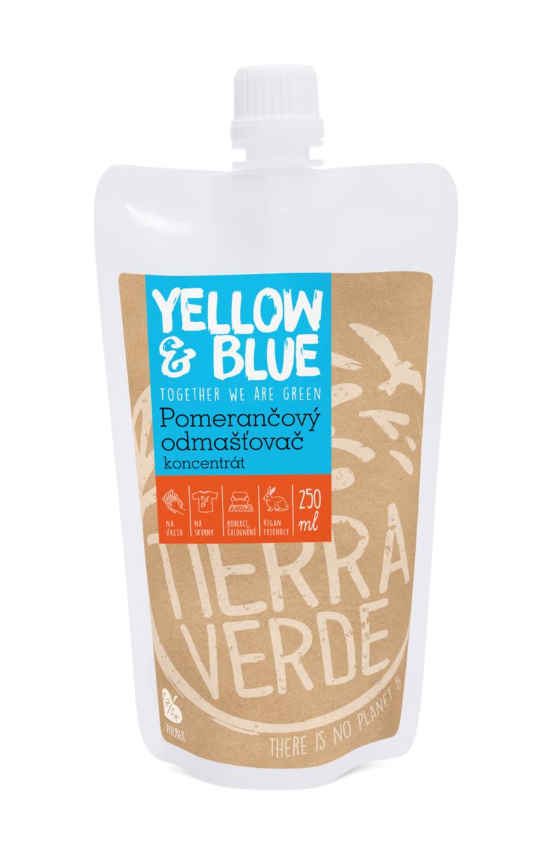Tierra Verde – Pomerančový odmašťovač – koncentrát (Yellow & Blue), 250 ml