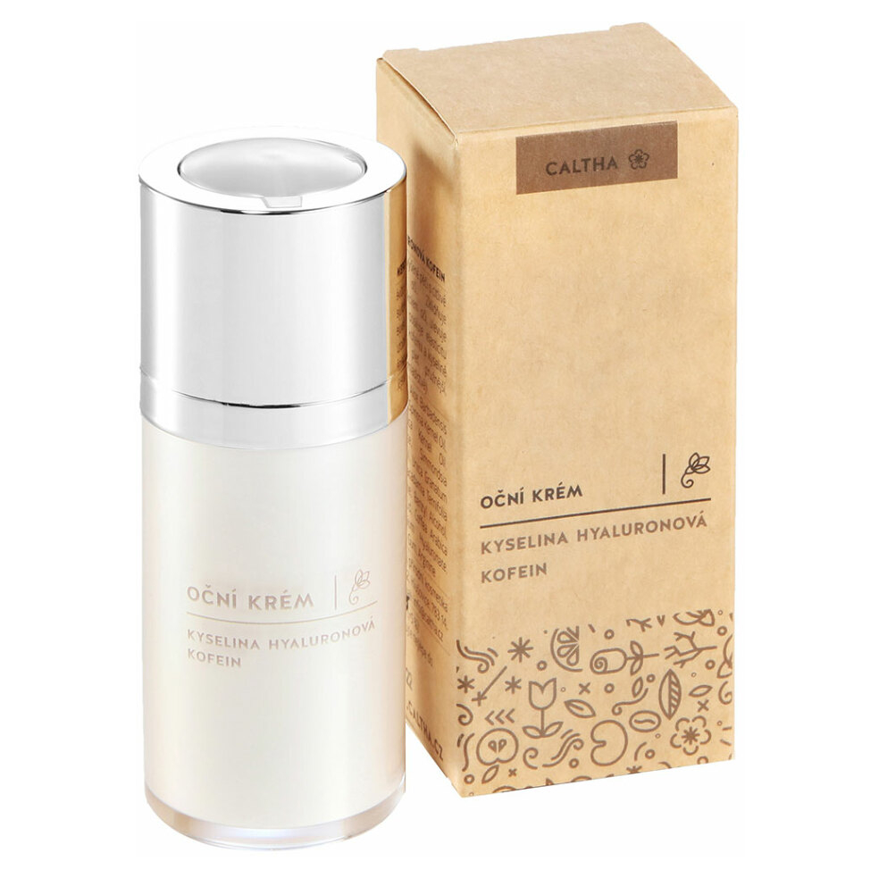 CALTHA Oční krém KYSELINA HYALURONOVÁ a KOFEIN 15 ml