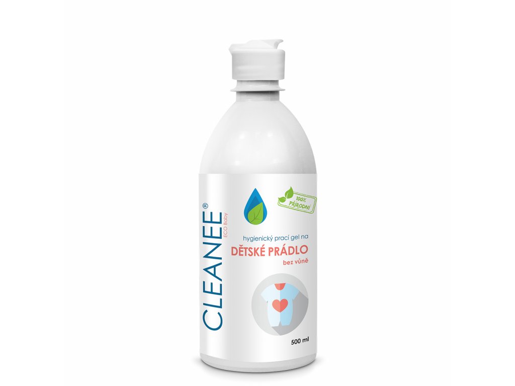 CLEANEE EKO CLEANEE ECO hygienický prací gel na DĚTSKÉ PRÁDLO 500ml